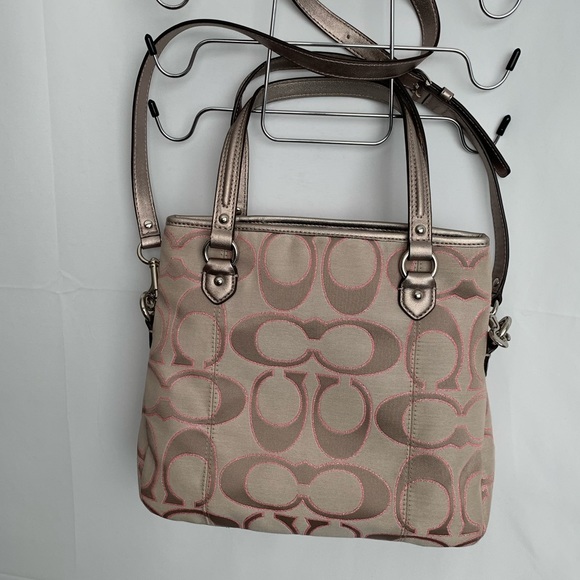 COACH DAISY OUTLINE SIGNATURE METALLIC MIA F23940 - Picture 15 of 16